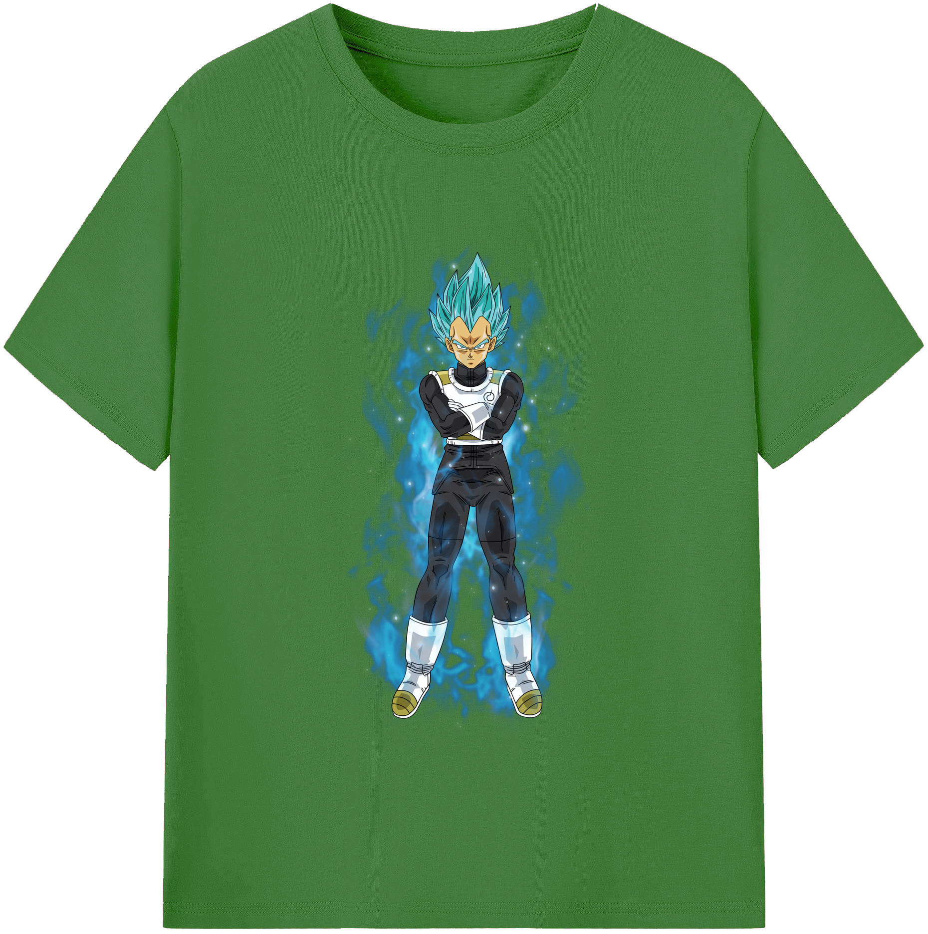 （画像用） ドラゴンボール ベジータ四世（Bejīta Yonsei）DRAGON BALL Vegeta IV レディースカジュアルプリントTシャツ（綿100％）